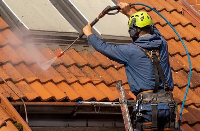 Démoussage et hydrofuge de toiture à Bourneau